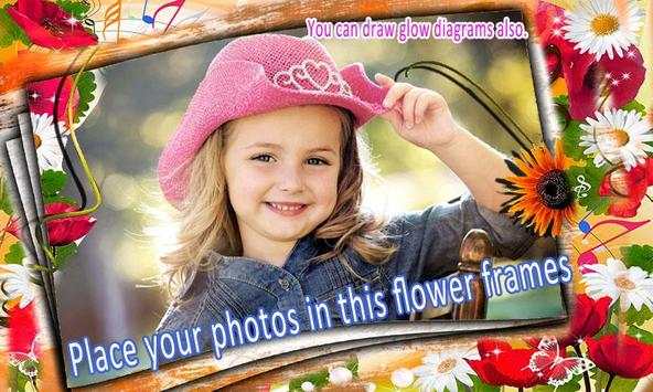 Flower frame photo editor screenshot 4