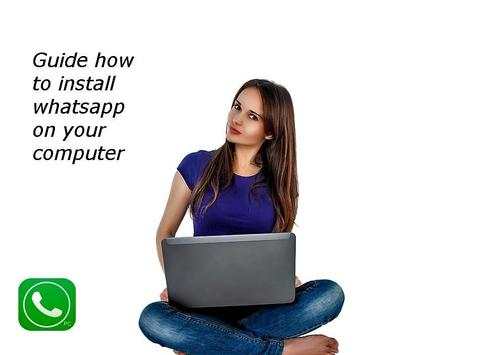 Guide WhatsApp on your PC screenshot 1