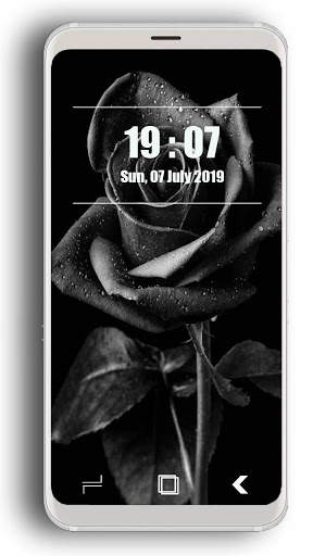 Black Flowers Wallpaper screenshot 1