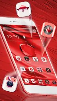 Cherry Blush Apple Theme screenshot 1