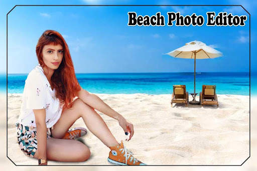 Photo on Beach : Beach Photo Maker 2 تصوير الشاشة