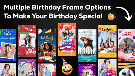 Birthday Photo Frame screenshot 1