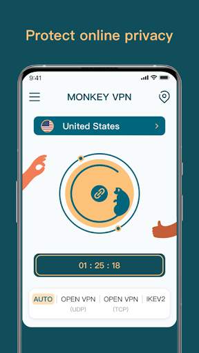 Monkey VPN - Fast & Secure screenshot 3