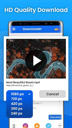 HD Video downloader for FB - All video downloader screenshot 3