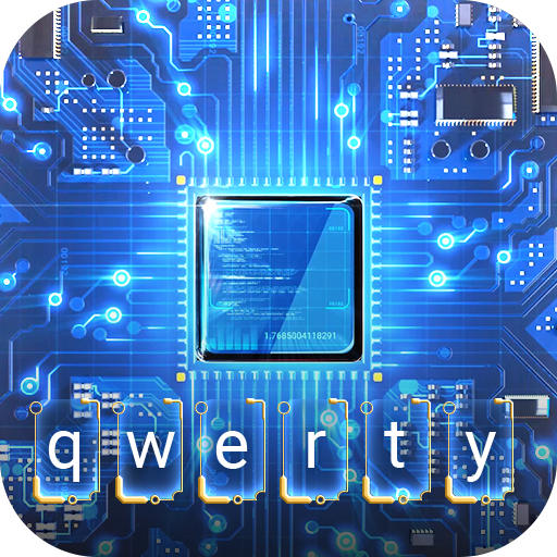 Cyber Neon Animated Keyboard + Live Wallpaper icon