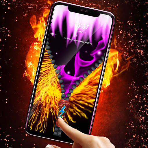 Flame lock screen screenshot 6
