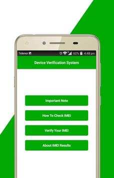 PTA Mobile IMEI Verification screenshot 2