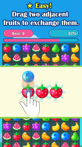 FruitPop Lite - Classical 3-Match Puzzle Game screenshot 2