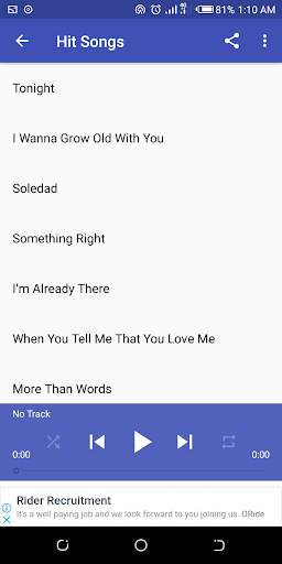 Westlife Songs screenshot 4