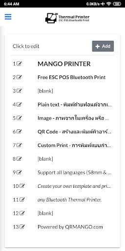 Thermal Printer - Free ESC POS Bluetooth Print скриншот 2