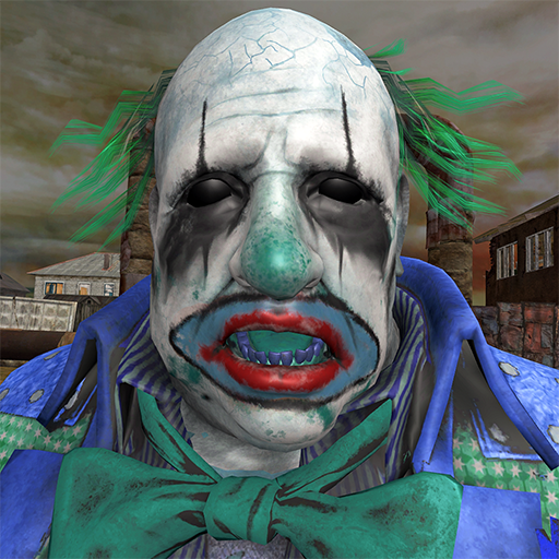 clown head haunted house granny game clown games иконка