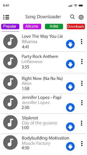 Mp3 music downloader - Free song downloader screenshot 1