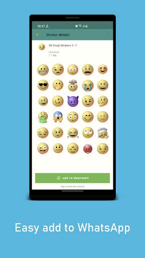 3D Emoji Animated Stickers WAStickerApps screenshot 4