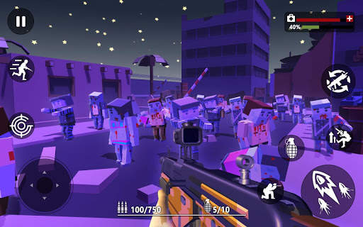 Pixel Zombie War :  Survival Shoot screenshot 2