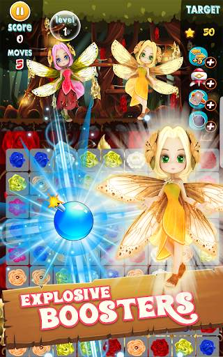 Flowers Blast - flower games screenshot 4