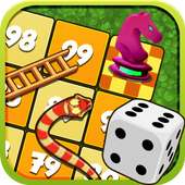 Snake And Ladders : King Escape Jumping Dice logo