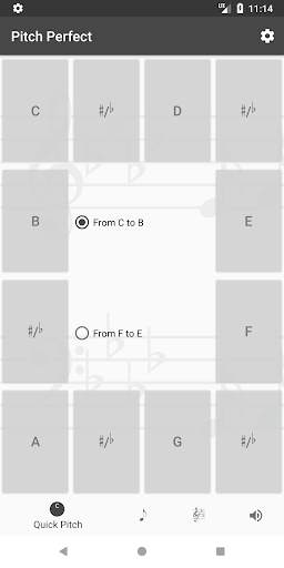 Pitch Perfect (Digital Pitch Pipe) screenshot 1
