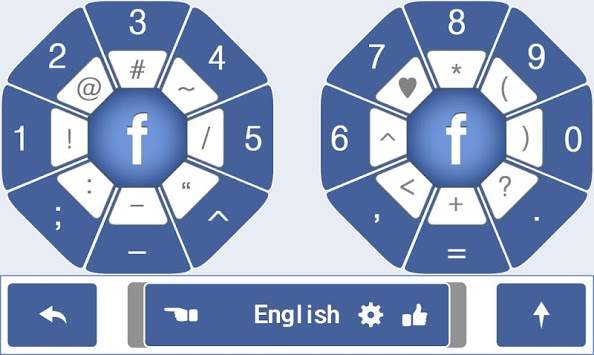 Messenger Style Keyboard screenshot 2