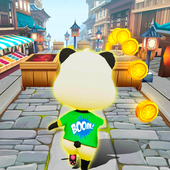 Talking Bear Gummy Run أيقونة