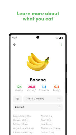 Calorie, Carb & Fat Counter screenshot 5