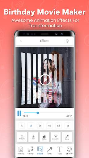 Birthday Video Maker with Music screenshot 3