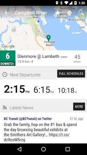 Campbell River Bus - MonTrans… screenshot 2