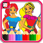 Princess Elena Coloring Book icon