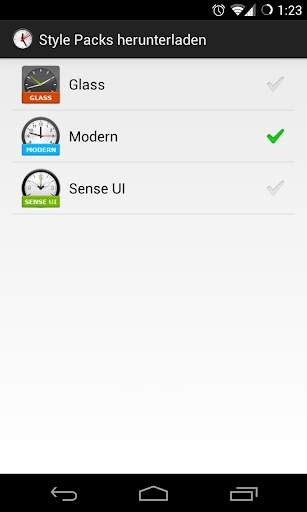 Animated Analog Clock Widget screenshot 3
