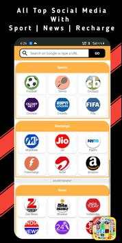 All Option Social Media App And Browser Lite screenshot 3