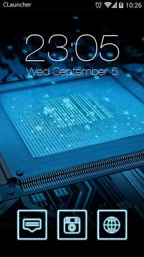 Computer Tech C Launcher Theme screenshot 4