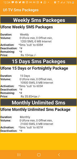 Uphone Sim Packages 2022 screenshot 6