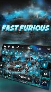 Fast Furious Keyboard Theme screenshot 1