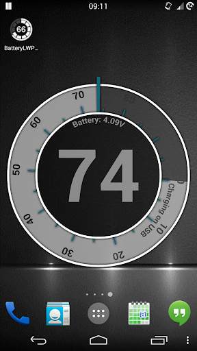 Battery LiveWallpaper HD screenshot 3
