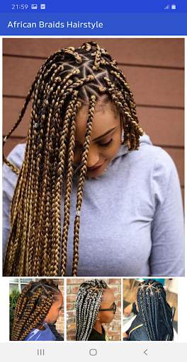 African braids hairstyle screenshot 4