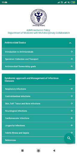 AIIMS Antibiotic Policy screenshot 2