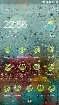 Transparent Waterdrop  - Panda Launcher Theme screenshot 1