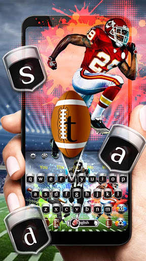 Keyboard Sepak Bola Amerika screenshot 2