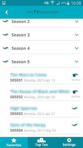 My TV Episodes screenshot 3
