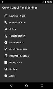 Quick Control Panel screenshot 4