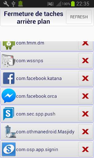 Task killer Fermeture screenshot 2