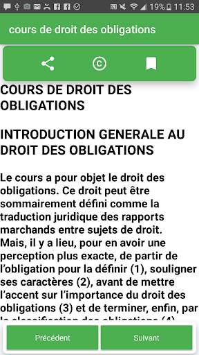 Droit des Obligations screenshot 3