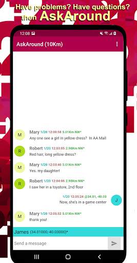 AskAround - ask question / chat with people nearby screenshot 6