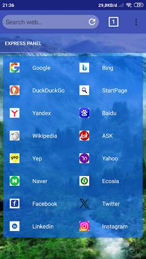 Comodo - Fast web browser screenshot 1