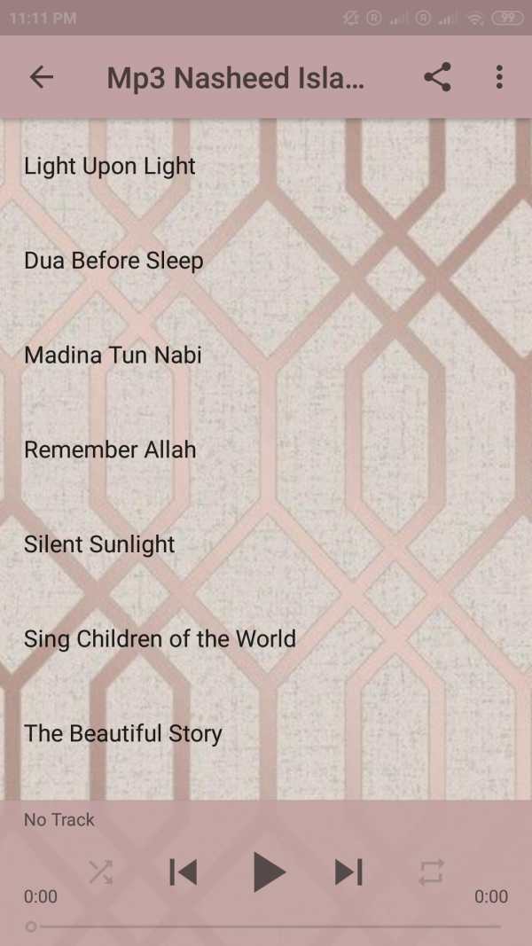MP3 ISLAMIC NASHEED screenshot 4