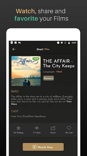 ShortFilms : Free Online Movie Trailers & TV Shows screenshot 5