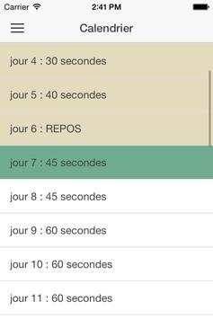 Défi 30 jours planche abdos screenshot 1