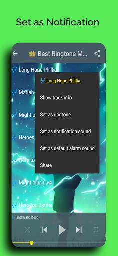 Boku no Hero Ringtone Academia Offline screenshot 8