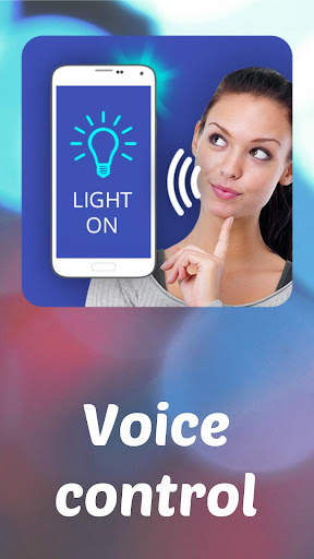 Flashlight voice control screenshot 1