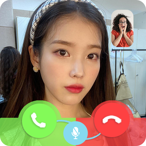 IU Lee Fake Chat &amp;Video Call icon