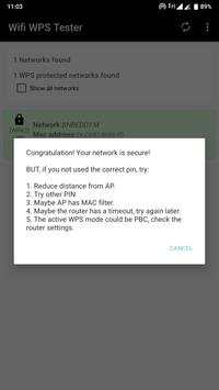 WPS WPA WIFI PIN TESTER screenshot 5